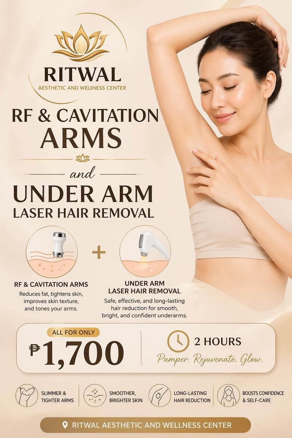 RF, cavitation & laser care